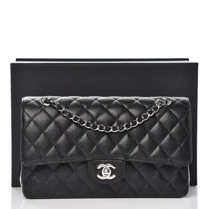 Chanel Caviar Quilted Medium Double Flap Black 11 of 11