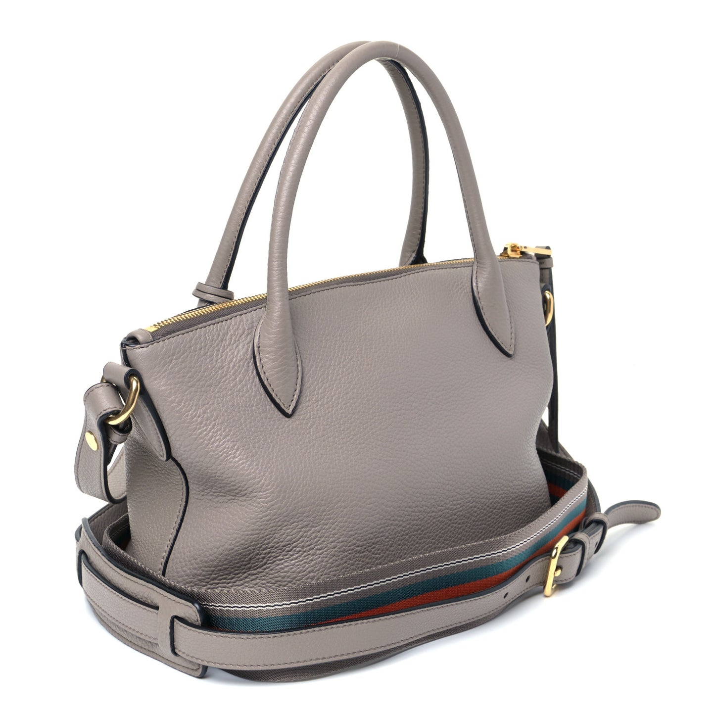 Vitello Daino Shoulder Bag Argilla