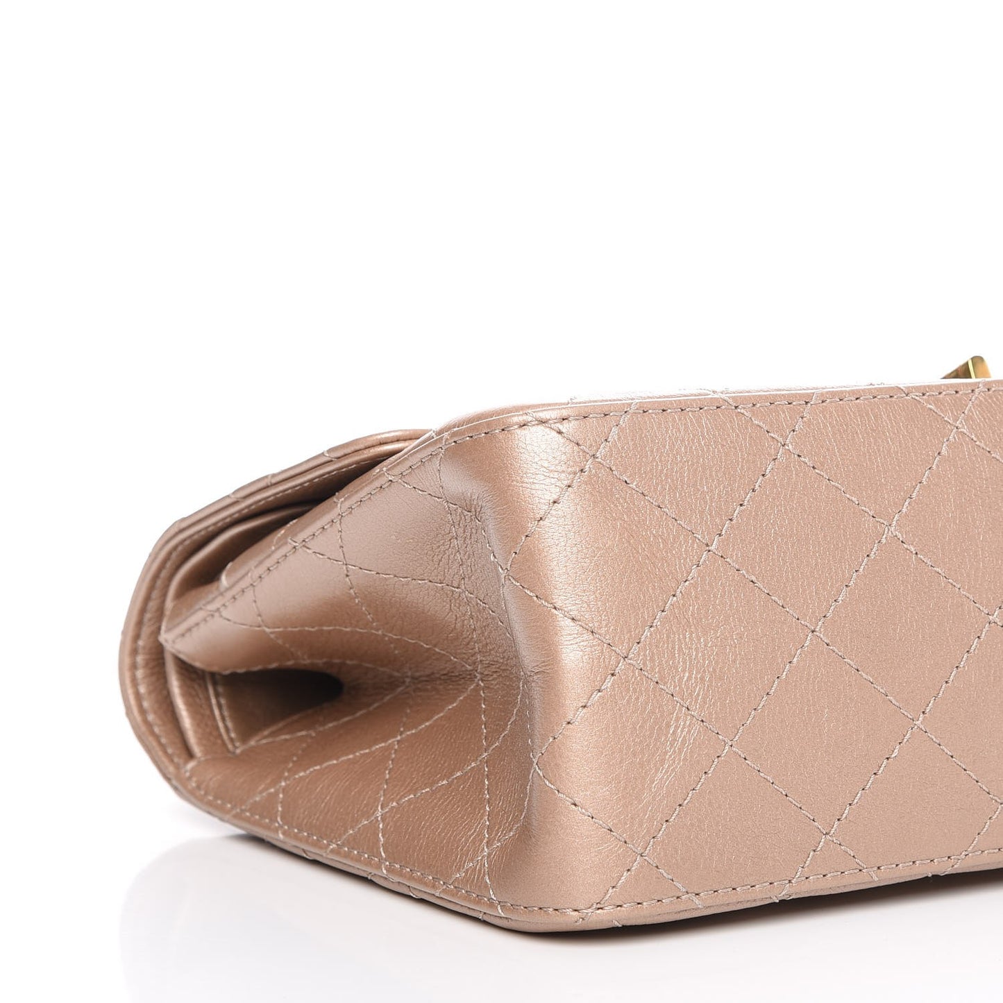 Metallic Calfskin Quilted 2.55 Reissue 226 Flap Gold