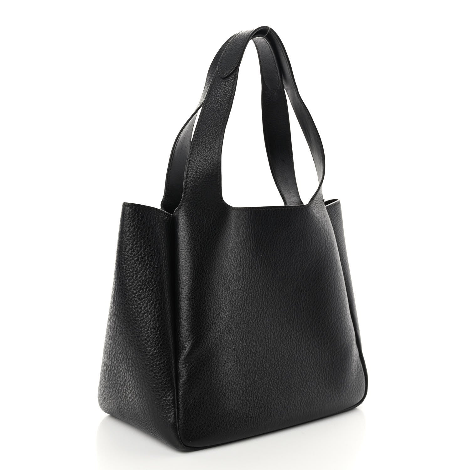 Prada Vitello Daino Soft Medium Dynamique Tote Black 3 of 10