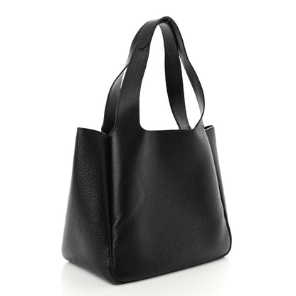 Prada Vitello Daino Soft Medium Dynamique Tote Black 3 of 10