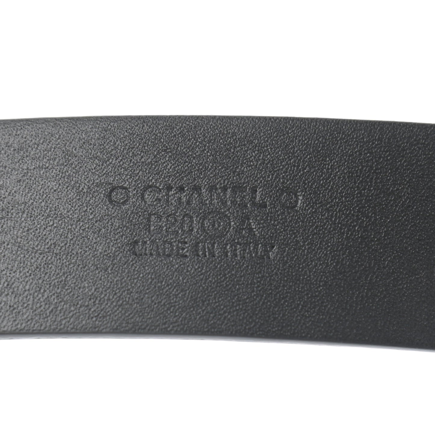 Calfskin Paris Button CC Belt 80 32 Black