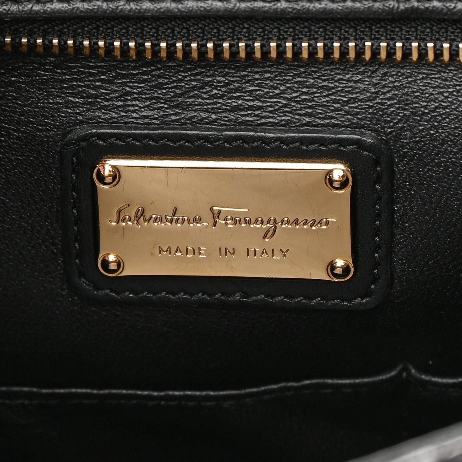Salvatore Ferragamo Calfskin Suede Snakeskin Small Sofia Satchel Black Burgundy 6 of 22