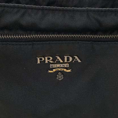 Prada Tessuto Nylon Saffiano Flat Messenger Bag Black 11 of 13
