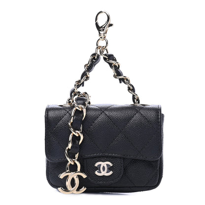 Chanel Caviar Quilted Mini Chain Belt Bag Black 1 of 4