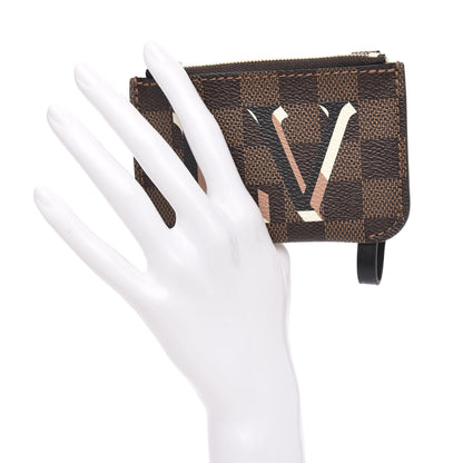 Louis Vuitton Damier Ebene Belmont Pochette Venus Pink 2 of 7