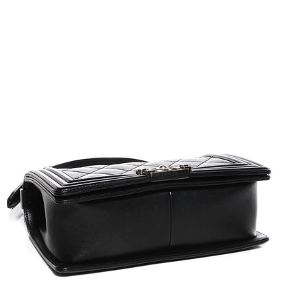 Chanel Calfskin Quilted Medium Boy Flap Black 4 of 8