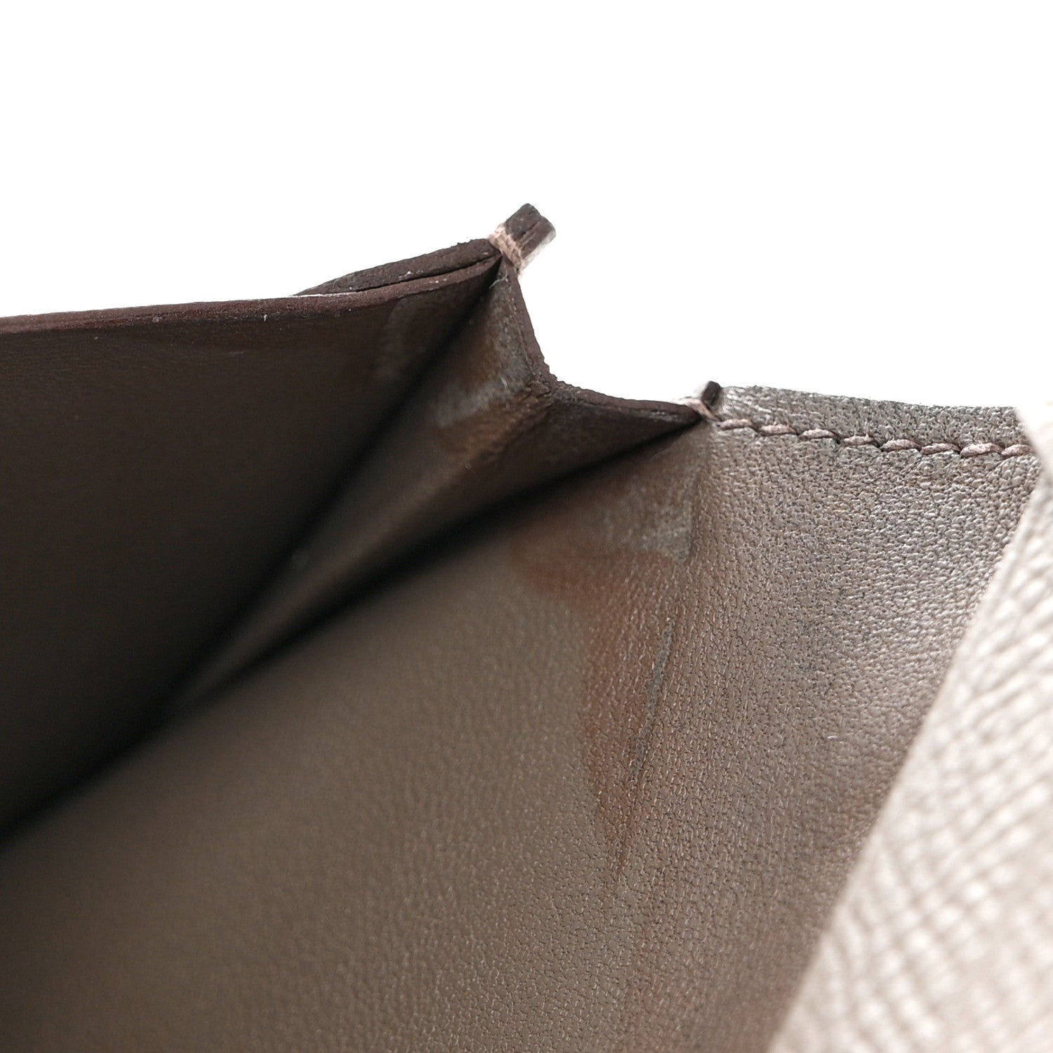 Hermes Epsom Bearn Card Holder Wallet Etain 7 of 9