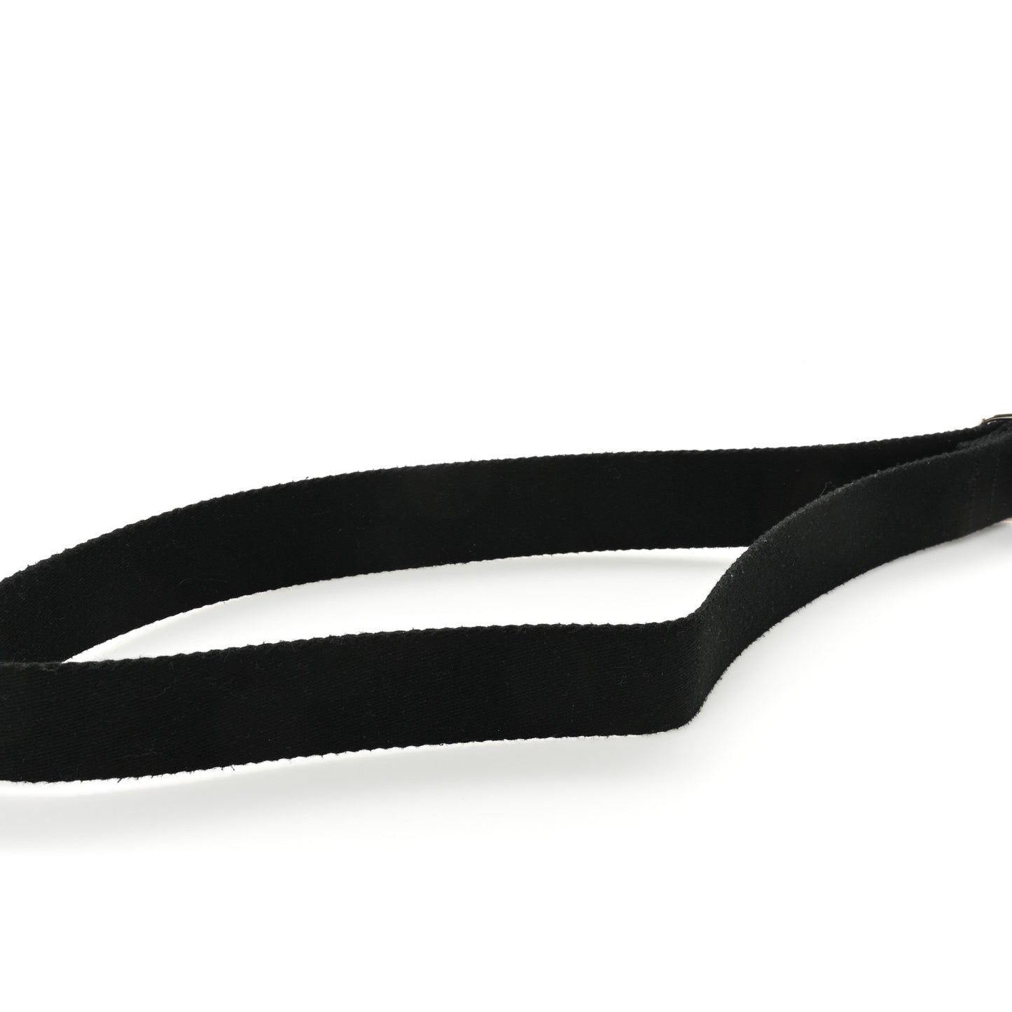 Canvas Calfskin Adjustable Shoulder Strap Black