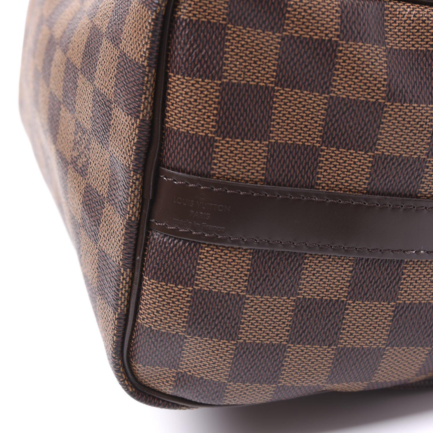 Louis Vuitton Damier Ebene Speedy Bandouliere 25 9 of 10