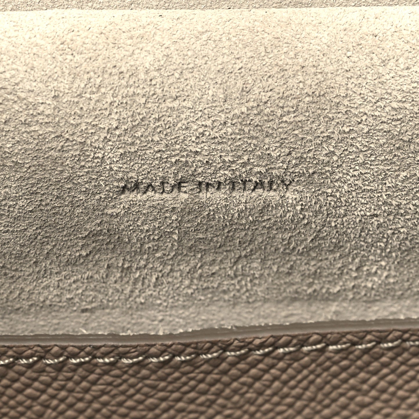 Grained Calfskin Mini Belt Bag Light Taupe