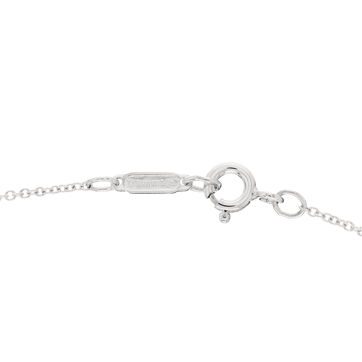 Tiffany Sterling Silver Prasiolite Sparklers Pendant Necklace 4 of 5