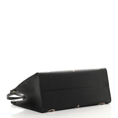 Louis Vuitton Empreinte Monogram Giant Onthego MM Black Beige 4 of 11