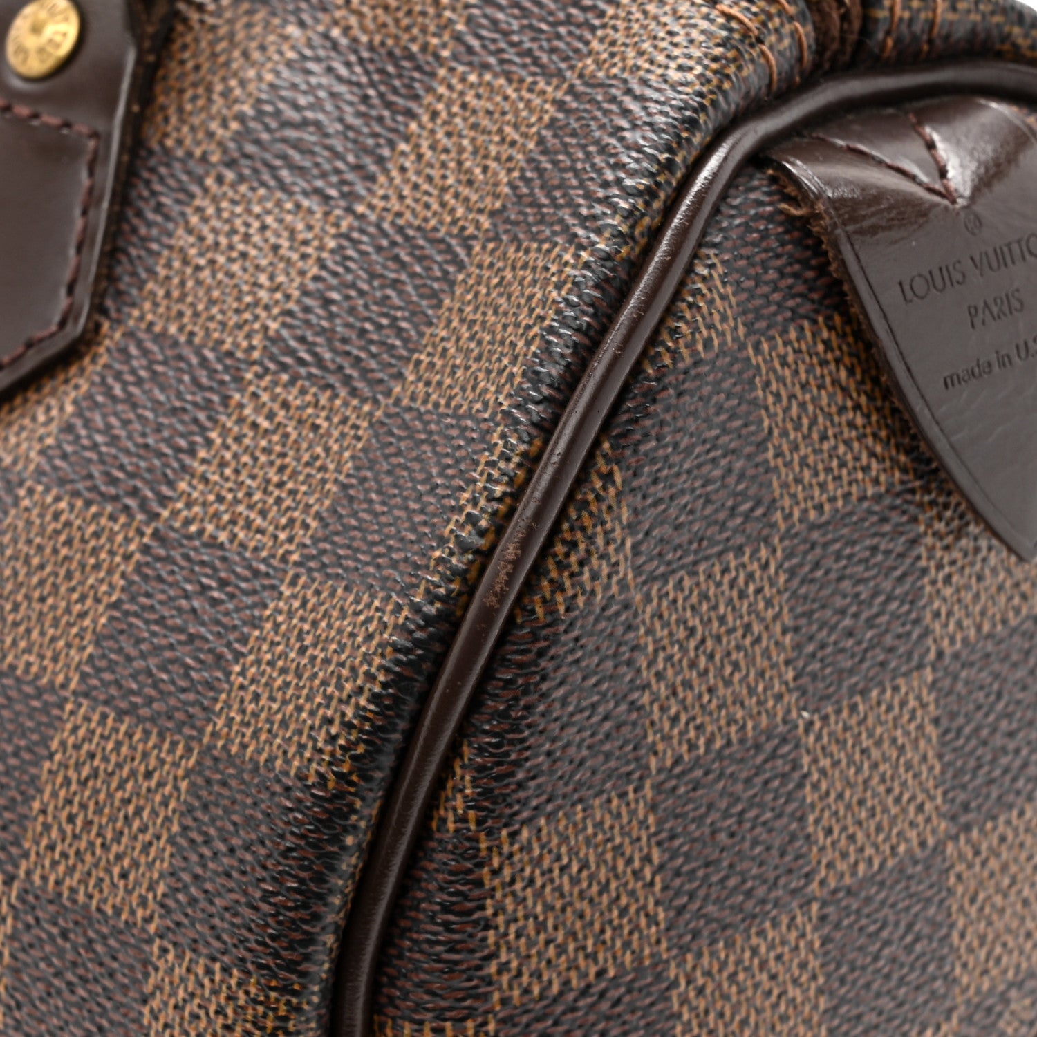 Louis Vuitton Damier Ebene Speedy 25 17 of 19
