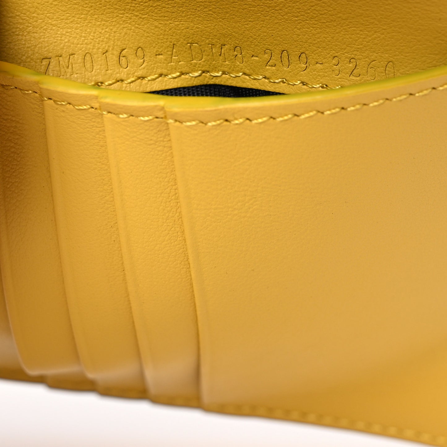 Vitello Century Logo Bi-Fold Wallet Black Sunflower