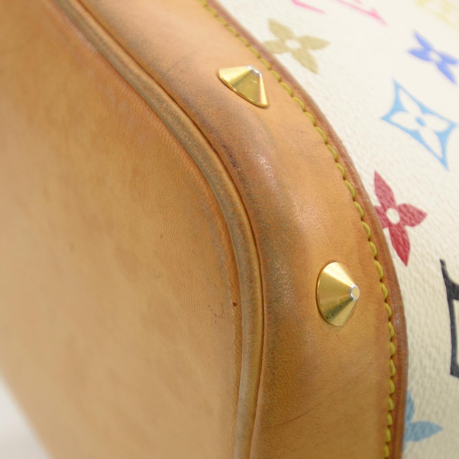 Louis Vuitton Monogram Multicolor Alma White 5 of 10