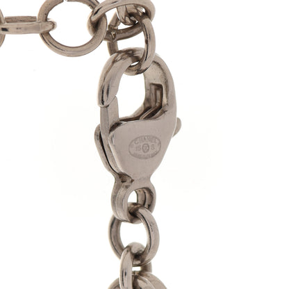 Chanel Crystal Baguette Stone Multi Strand Necklace Silver 5 of 7