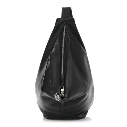 Loewe Grained Calfskin Sling Hobo Black 1 of 10