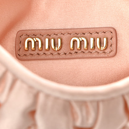 Miu Miu Satin Matelasse Small Wander Hobo Orchidea 6 of 10