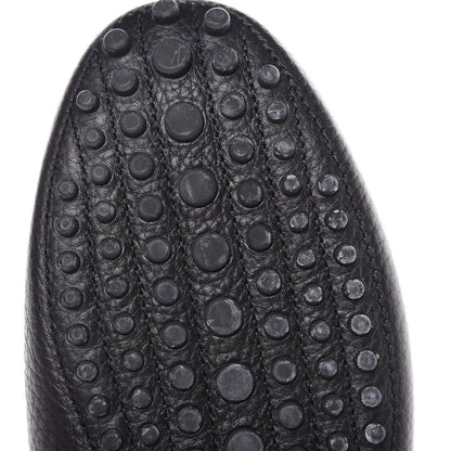 Gucci Calfskin Web Mens Horsebit Driver Loafers 7.5 Black 9 of 12