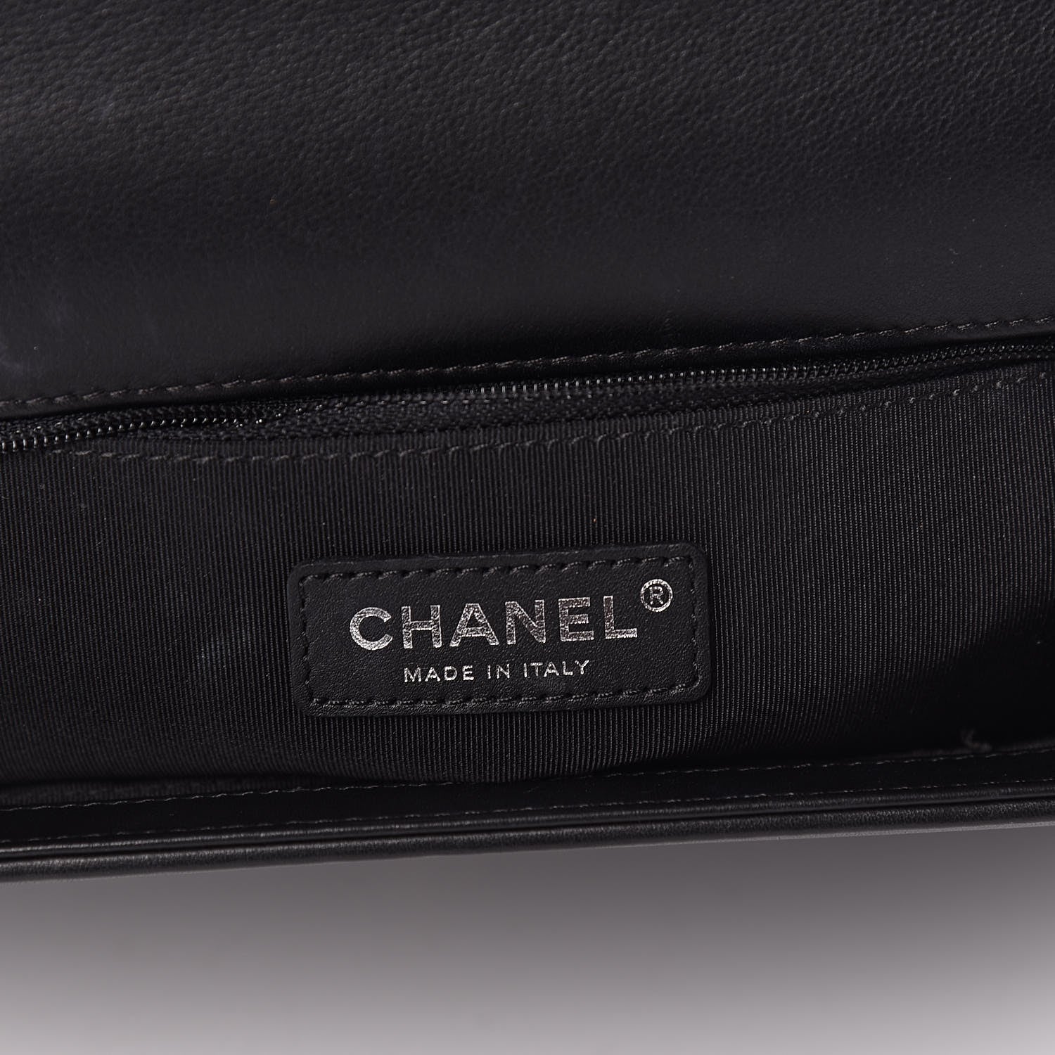 Chanel Caviar Chevron Quilted New Medium Boy Flap Black 6 of 12