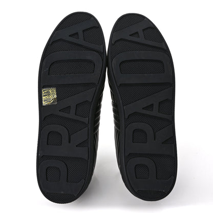 Prada Nappa Diagramme Womens Low Top Sneakers 39.5 Black 5 of 7