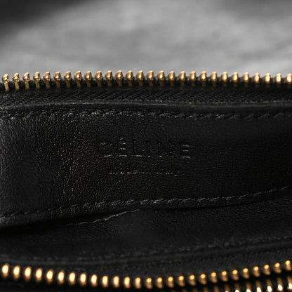 Celine Lambskin Large Trio Crossbody Bag Black 7 of 9