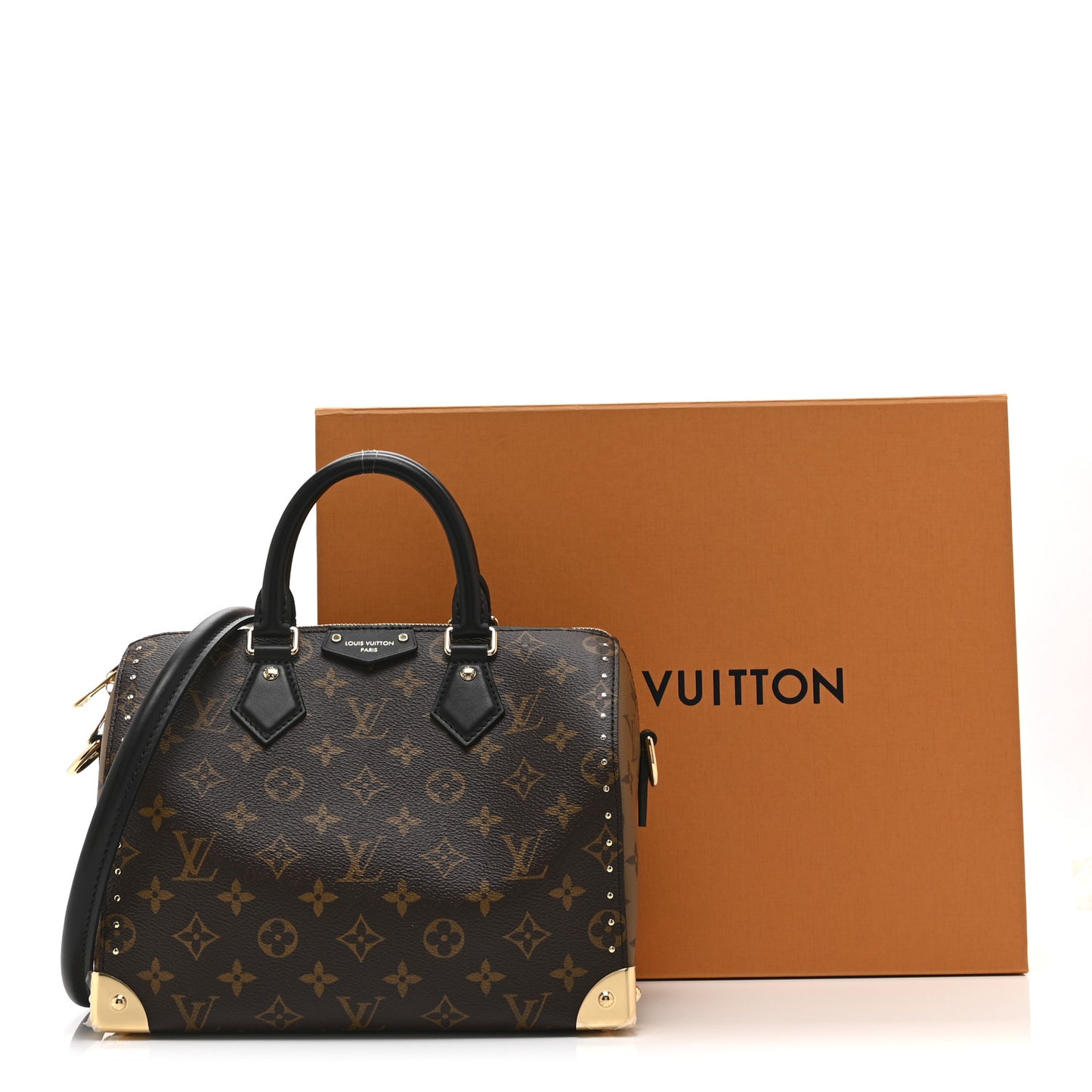 Reverse Monogram Speedy Trunk 25