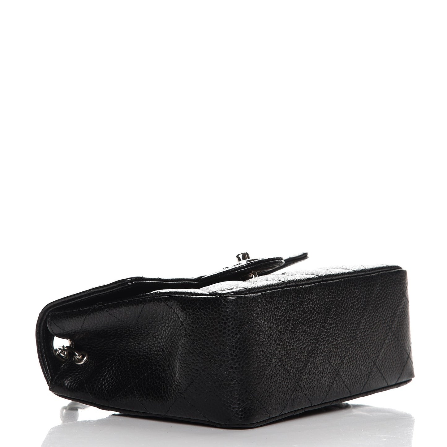 Caviar Quilted Mini Square Flap Black