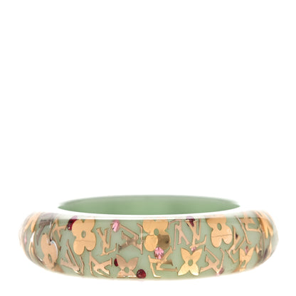 Louis Vuitton Resin Swarovski PM Inclusion Bracelet Peppermint 3 of 4