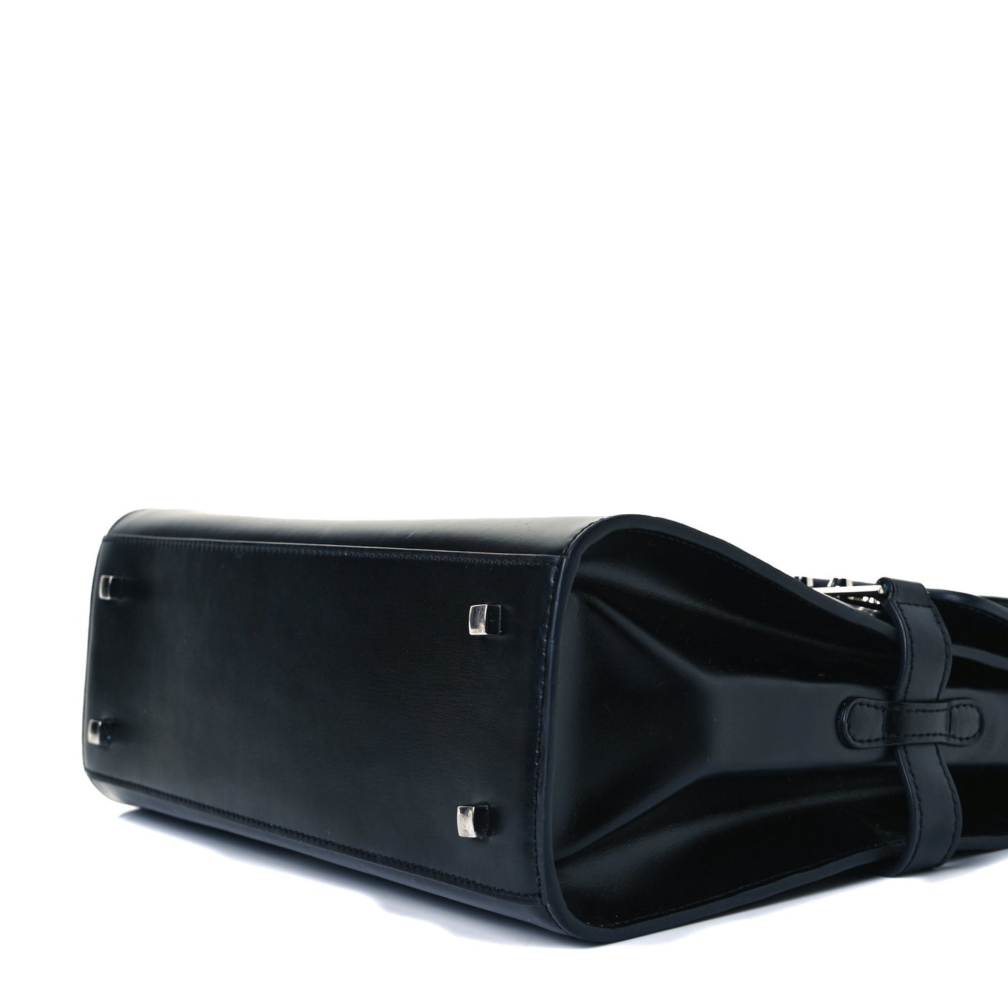 Calfskin MM Tempete Satchel Black
