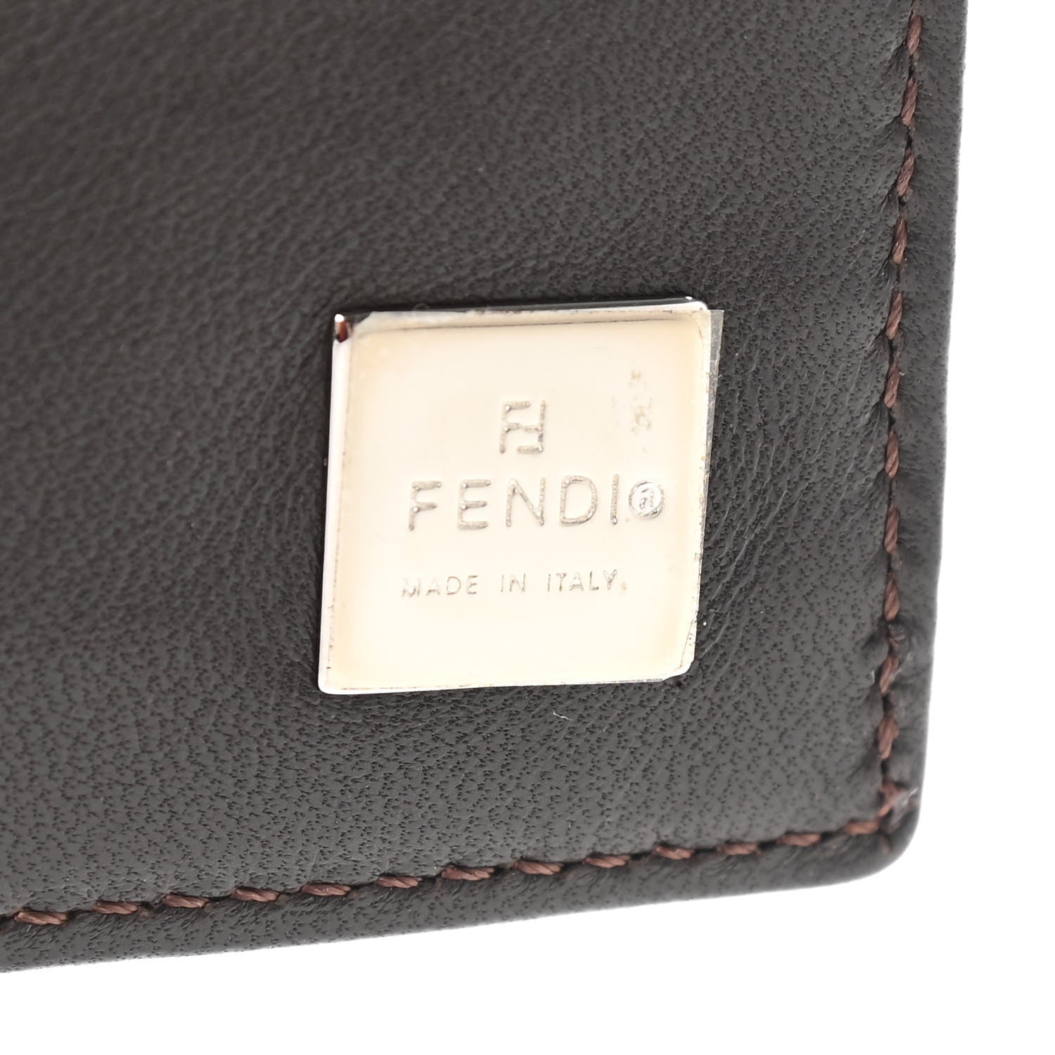 Fendi Zucca Bi-Fold Wallet Tobacco 6 of 7