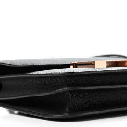 Hermes Epsom Constance 18 Black 7 of 10