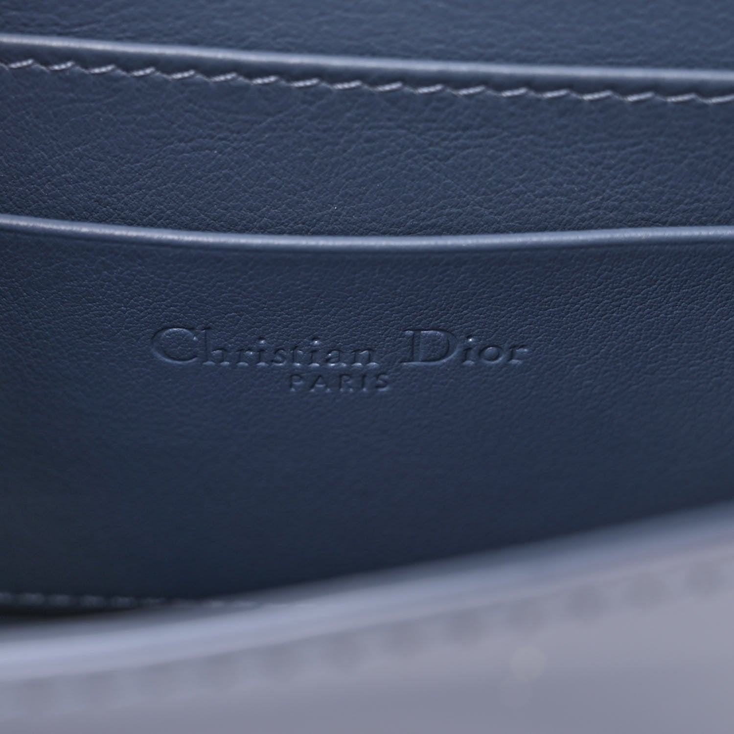 Christian Dior Patent Cannage Nano Lady Dior Pouch Cloud Blue 6 of 9