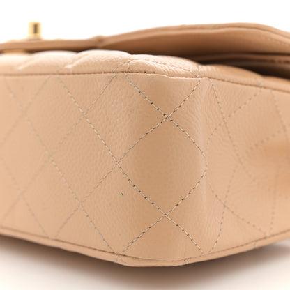 Chanel Caviar Quilted Medium Double Flap Beige 11 of 14