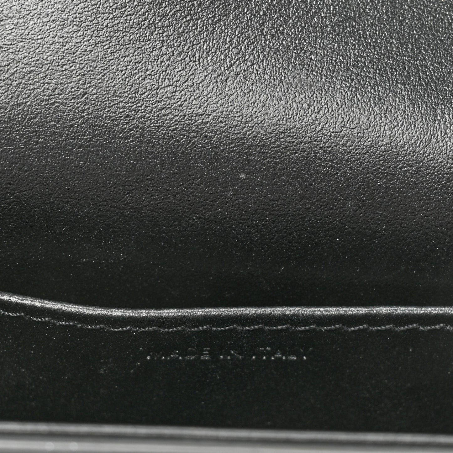 Shiny Calfskin Mini Triomphe Black