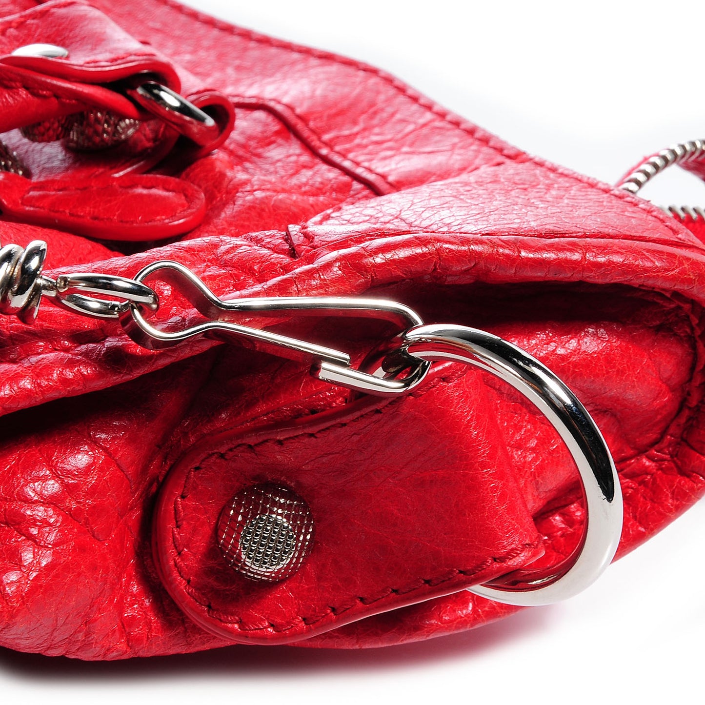 Agneau Giant 12 Silver Hardware City Coquelicot