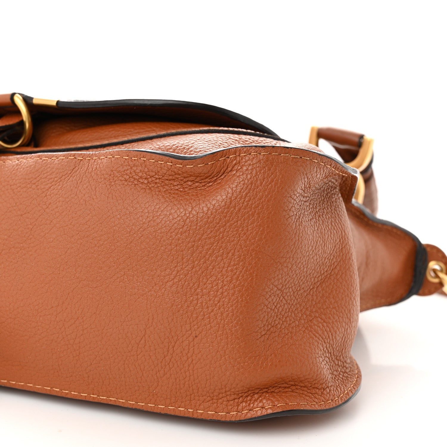 Chloe Calfskin Medium Marcie Satchel Tan 10 of 12