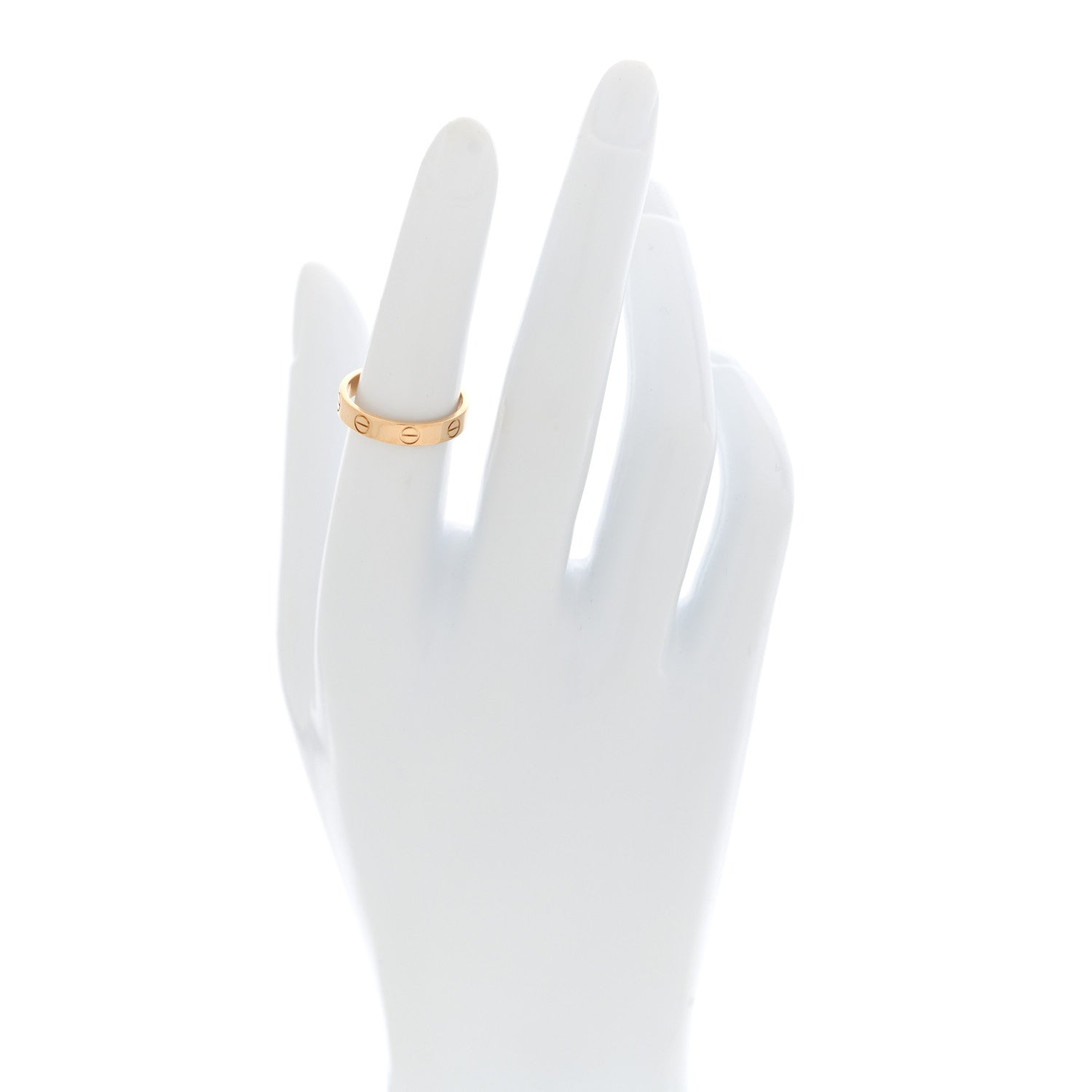 Cartier 18K Yellow Gold 3.5mm LOVE Wedding Band Ring 52 6 2 of 4