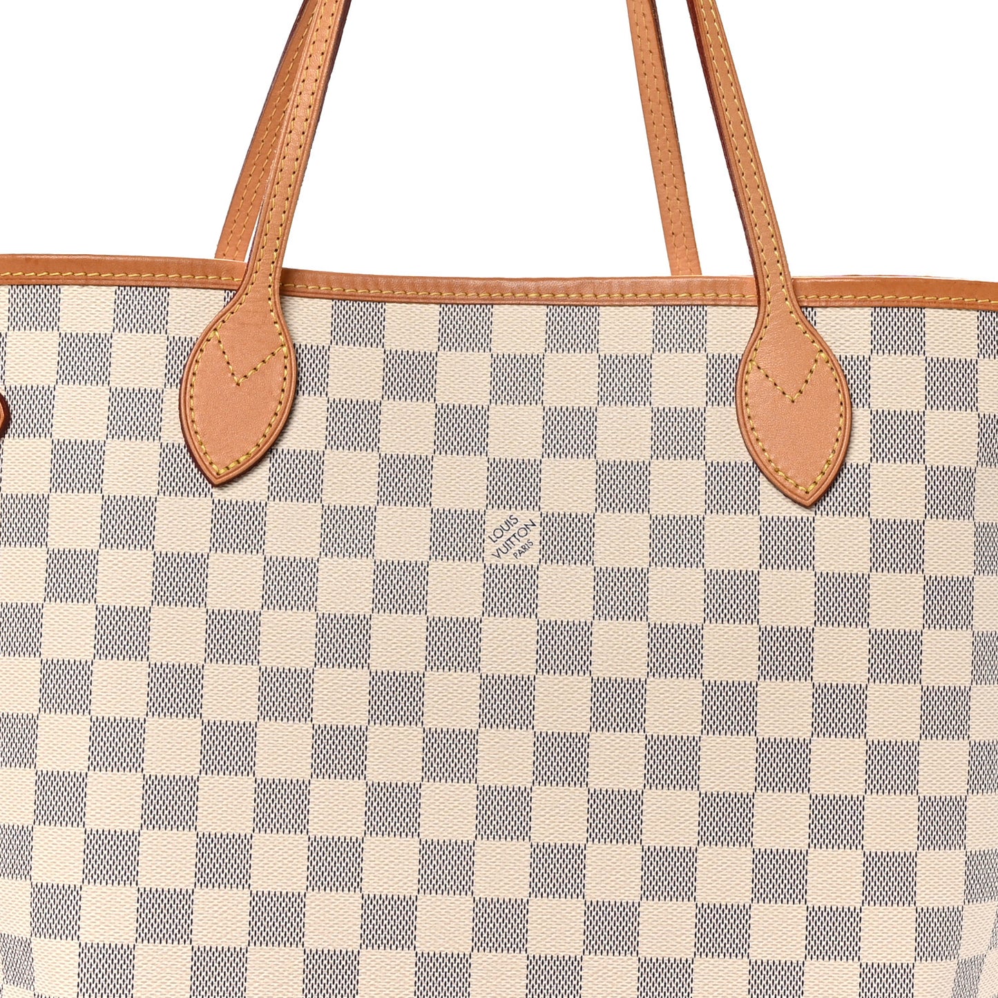 Damier Azur Neo Neverfull MM Rose Ballerine