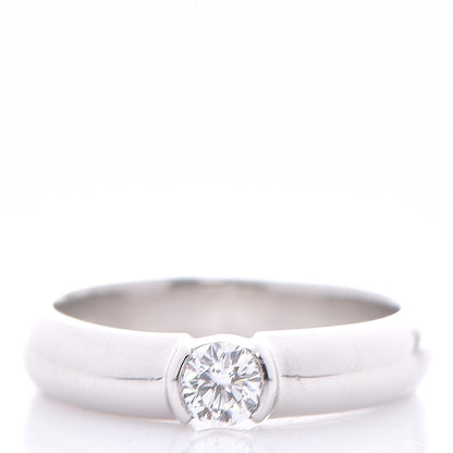 Tiffany Platinum Diamond Etoile Solitaire Ring 4.25 1 of 7