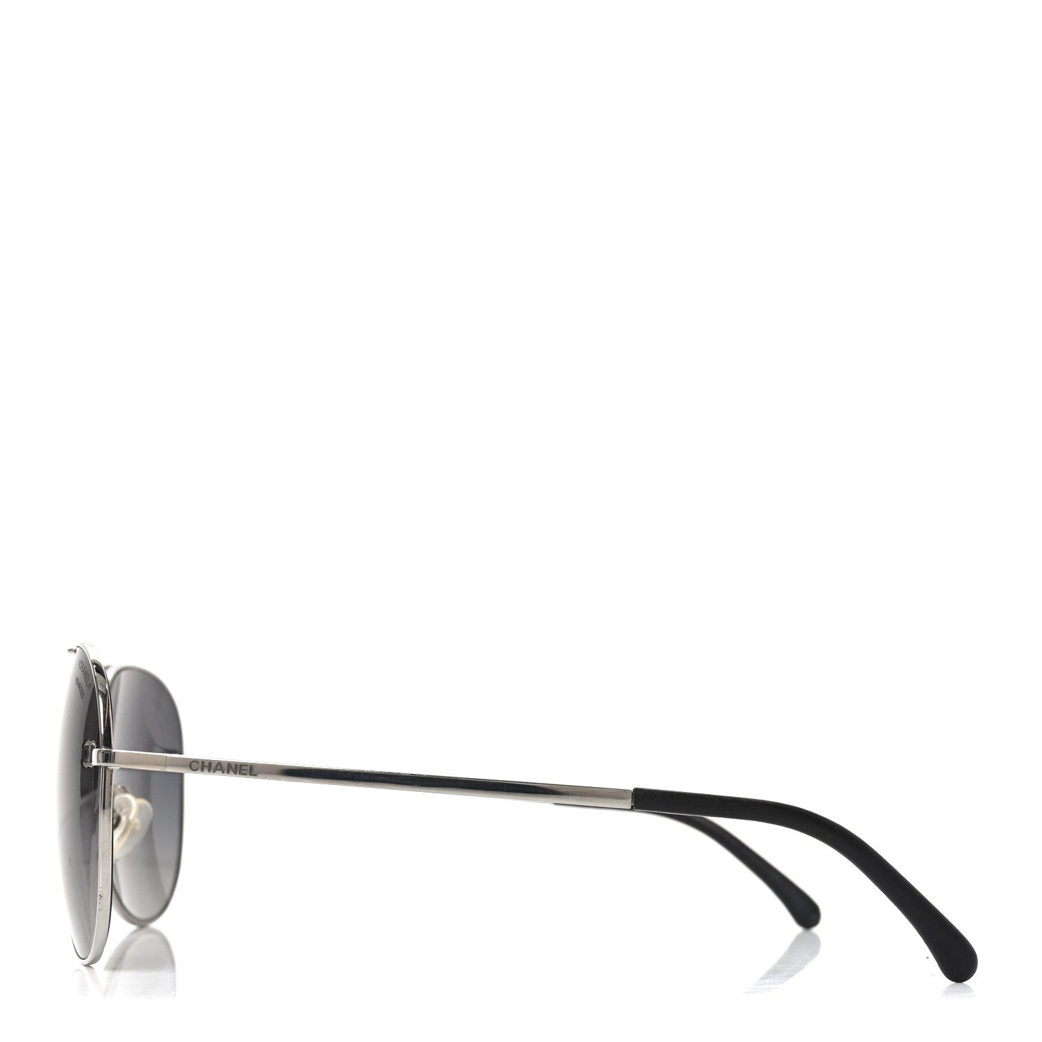 Chanel Aviator CC Sunglasses 4189-T-Q Black 3 of 6