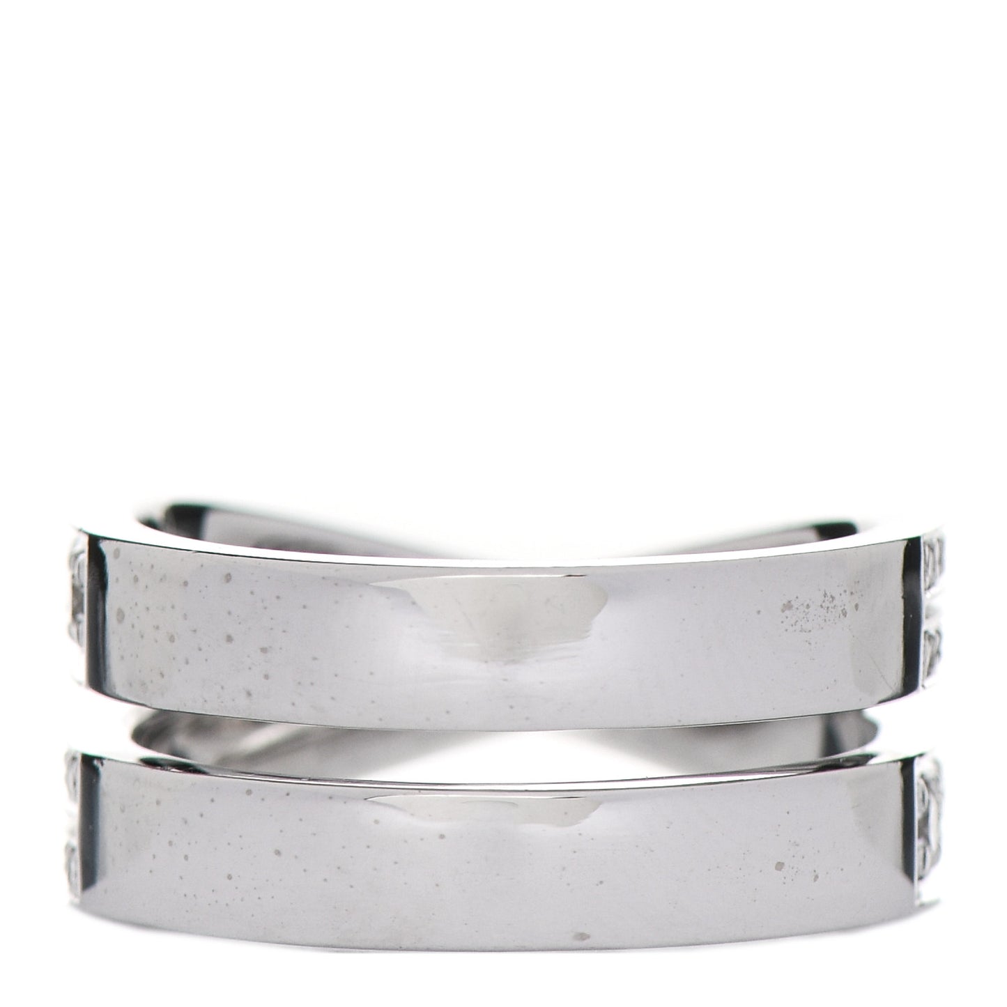 18K White Gold Diamond Etincelle de Cartier Ring 52 6