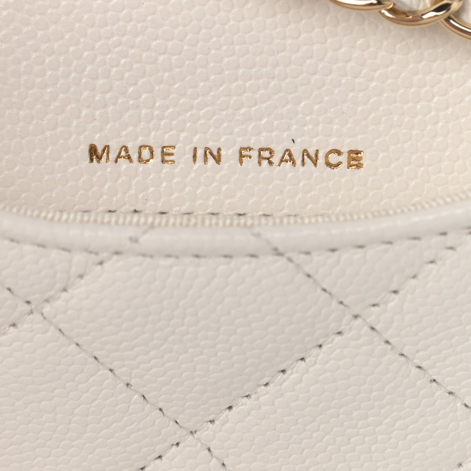 Chanel Caviar Quilted Belt Bag White 7 of 13