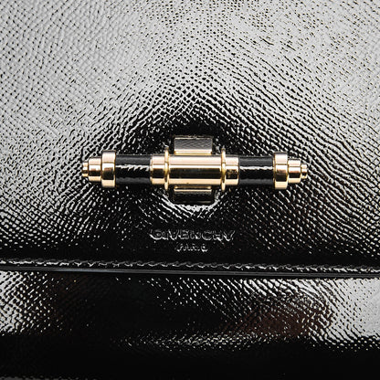 Givenchy Patent Medium Obsedia Satchel Black 7 of 8