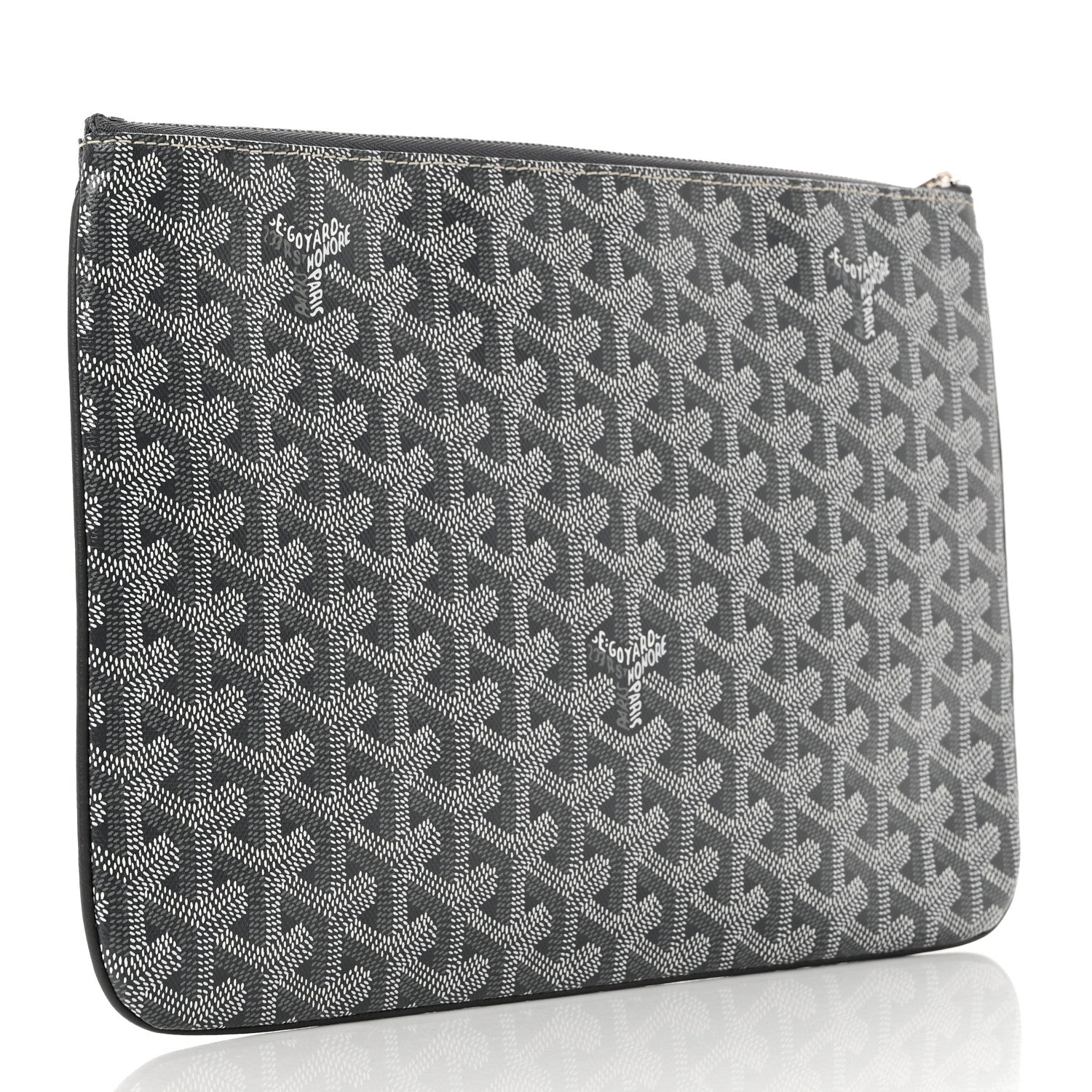 Goyard Goyardine Senat Pochette MM Grey 3 of 6