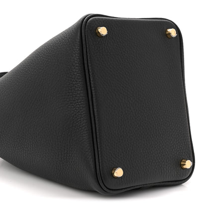Hermes Taurillon Clemence Picotin Lock 18 PM Black 9 of 10