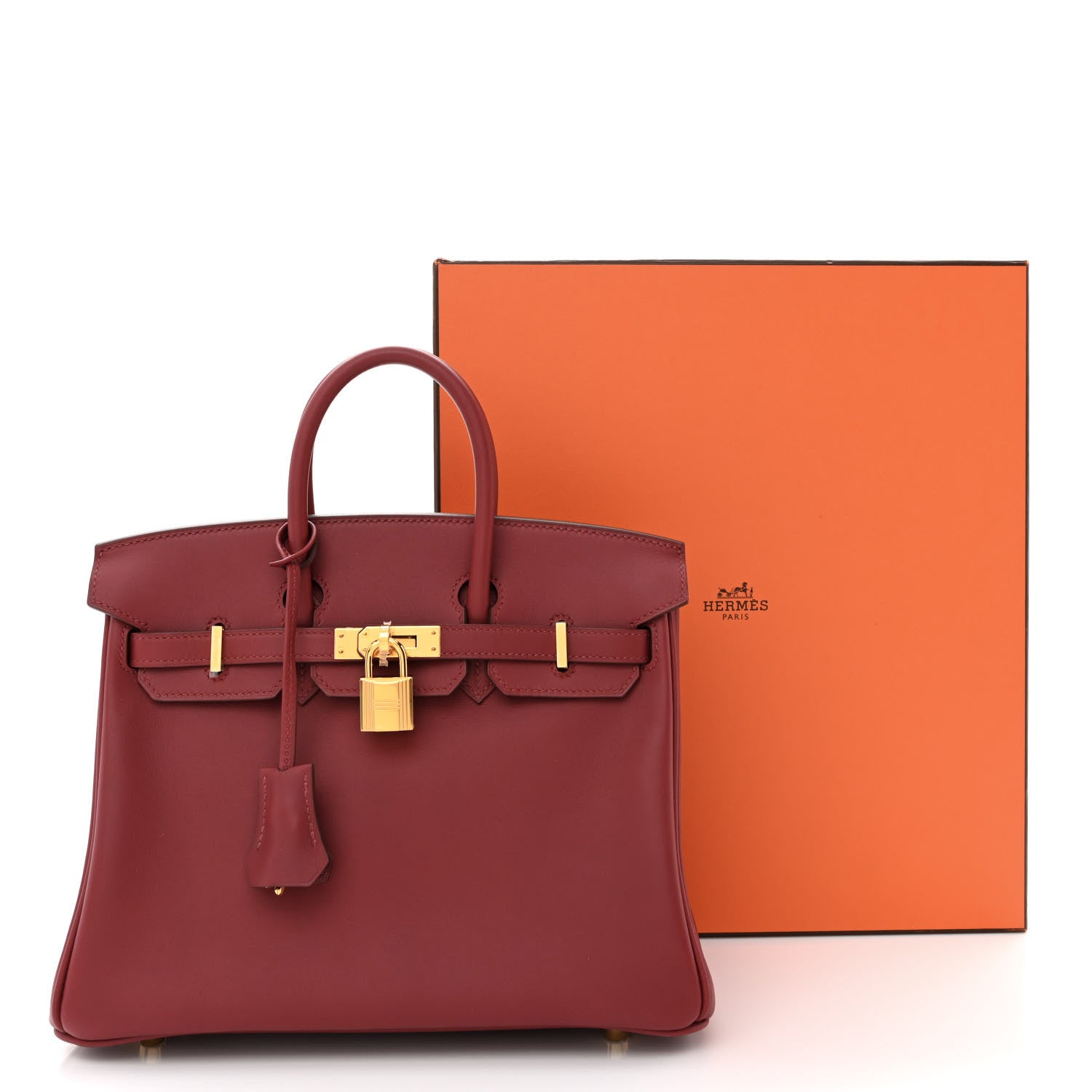 Hermes Veau Jonathan Birkin 25 Rouge Vif 13 of 13