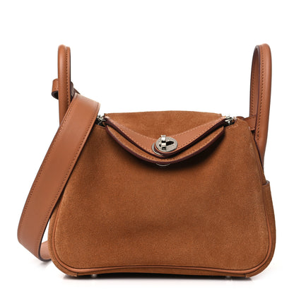 Hermes Veau Grizzly Swift Mini Lindy 20 Gold 1 of 10