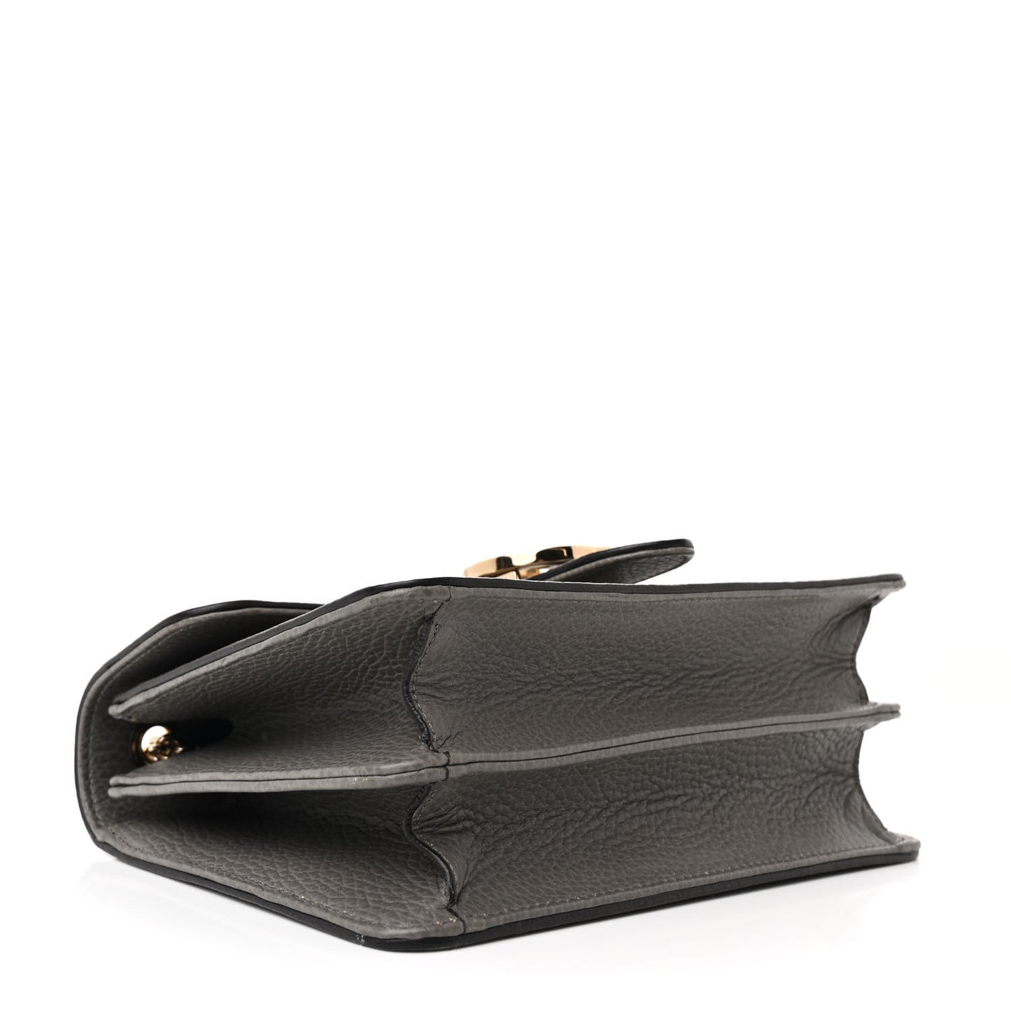 Dollar Calfskin Small Interlocking G Shoulder Bag Loess